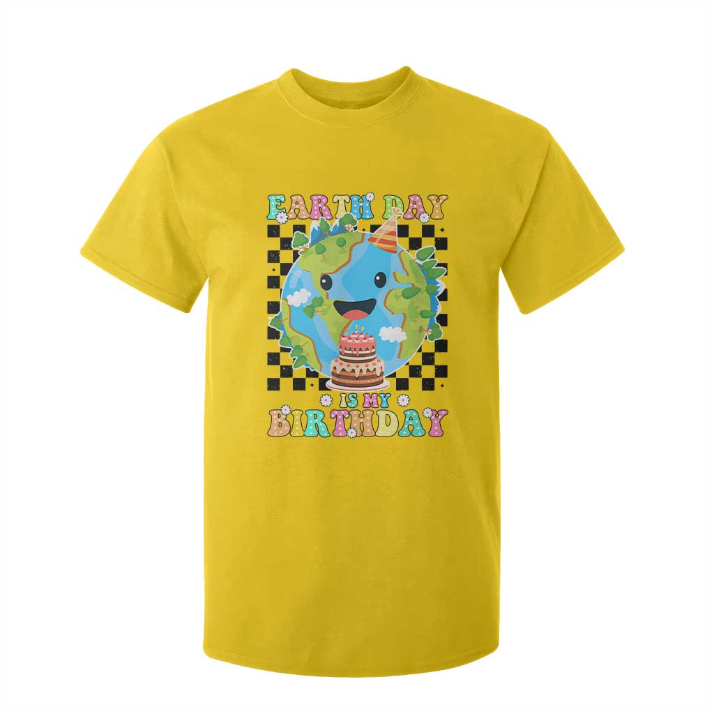 Earth Day Birthday T Shirt For Kid Its My Birthday April 22 TS10 Daisy Print Your Wear