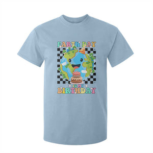 Earth Day Birthday T Shirt For Kid Its My Birthday April 22 TS10 Light Blue Print Your Wear