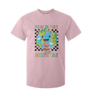Earth Day Birthday T Shirt For Kid Its My Birthday April 22 TS10 Light Pink Print Your Wear