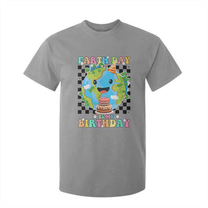 Earth Day Birthday T Shirt For Kid Its My Birthday April 22 TS10 Sport Gray Print Your Wear