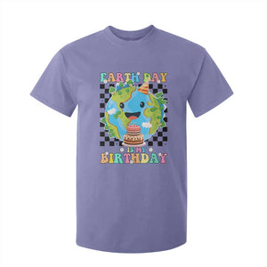 Earth Day Birthday T Shirt For Kid Its My Birthday April 22 TS10 Violet Print Your Wear