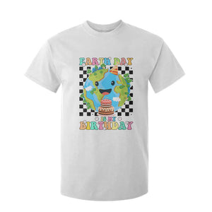 Earth Day Birthday T Shirt For Kid Its My Birthday April 22 TS10 White Print Your Wear