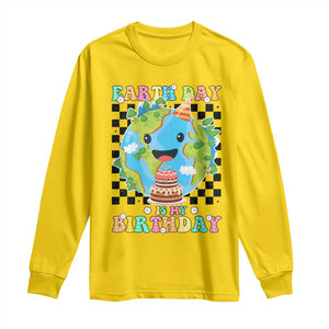 Earth Day Birthday Long Sleeve Shirt Its My Birthday April 22 TS10 Daisy Print Your Wear