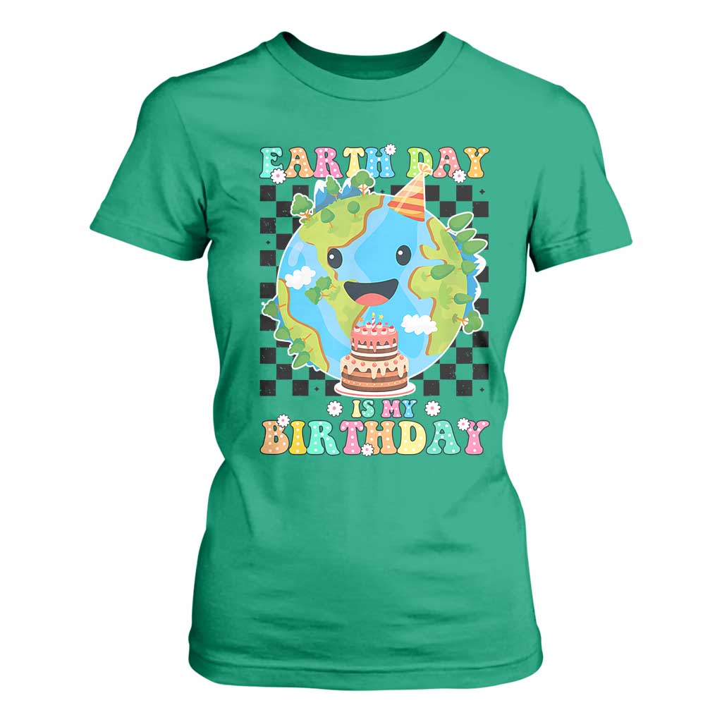 Earth Day Birthday T Shirt For Women Its My Birthday April 22 TS10 Irish Green Print Your Wear