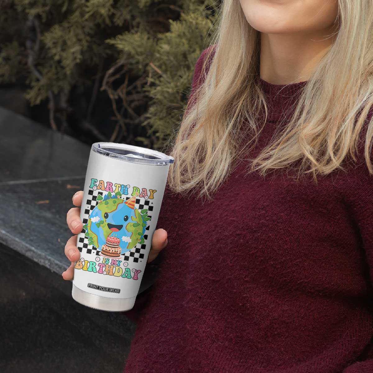 Earth Day Birthday Tumbler Cup Its My Birthday April 22 TS10 Print Your Wear