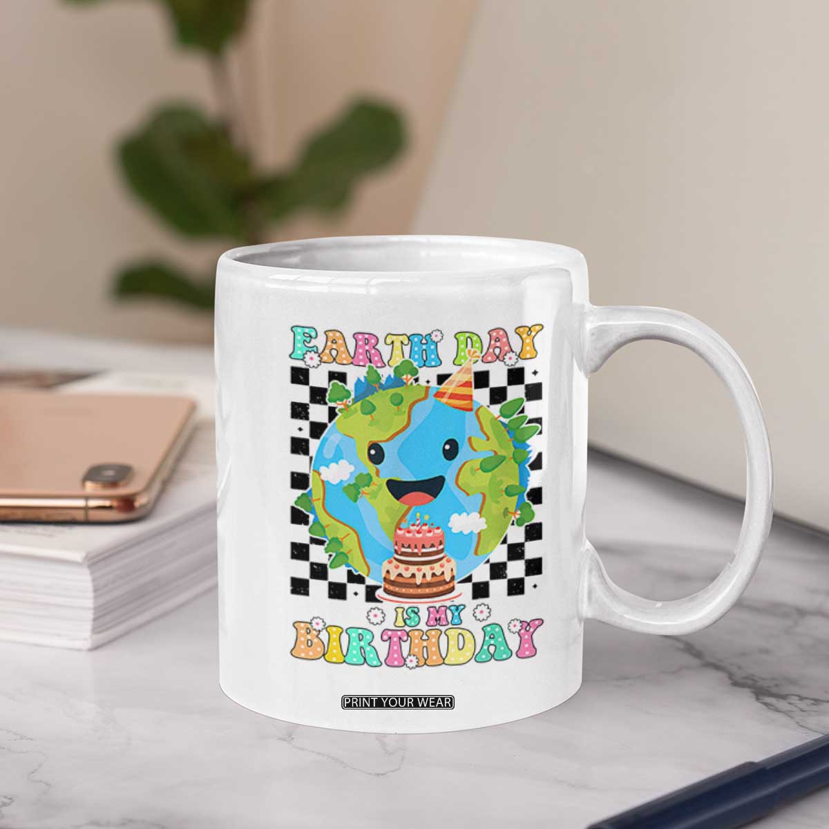 Earth Day Birthday Coffee Mug Its My Birthday April 22 TS10 Print Your Wear