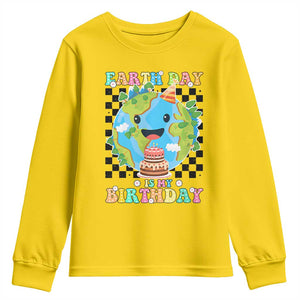Earth Day Birthday Youth Sweatshirt Its My Birthday April 22 TS10 Daisy Print Your Wear