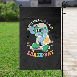 Earth Day Garden Flag Cute Go Planet Its Your Earthday Groovy TS10 Print Your Wear
