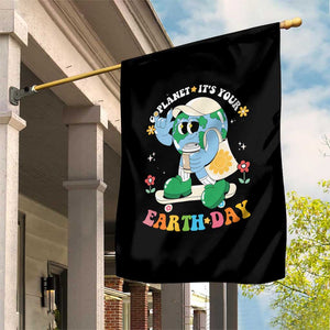 Earth Day Garden Flag Cute Go Planet Its Your Earthday Groovy TS10 Print Your Wear