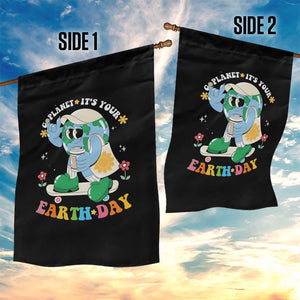 Earth Day Garden Flag Cute Go Planet Its Your Earthday Groovy TS10 Print Your Wear