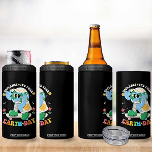 Earth Day 4 in 1 Can Cooler Tumbler Cute Go Planet Its Your Earthday Groovy TS10 Print Your Wear
