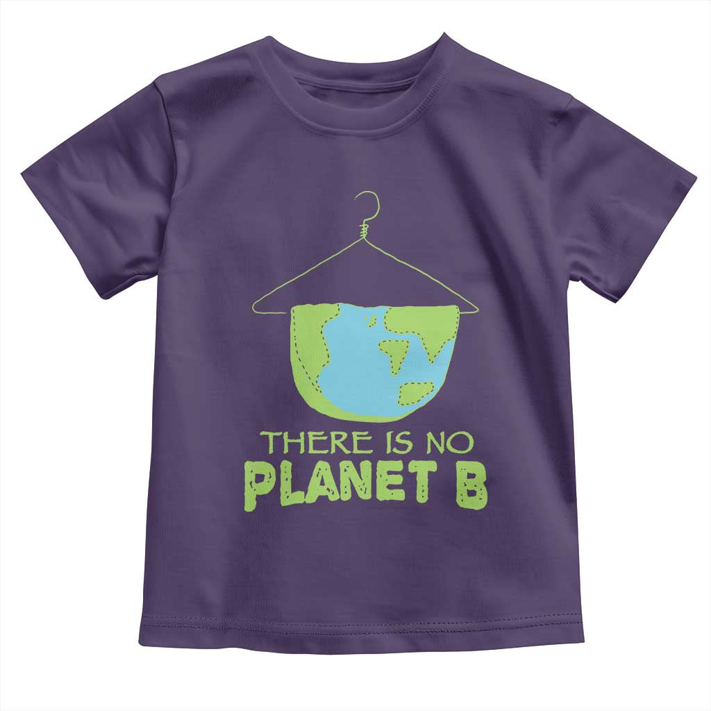Earth Day Toddler T Shirt There Is No Planet B Save the Planet TS10 Purple Print Your Wear