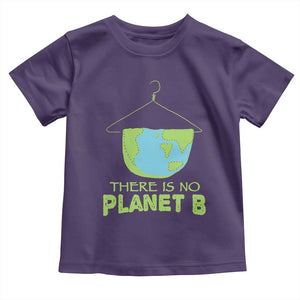 Earth Day Toddler T Shirt There Is No Planet B Save the Planet TS10 Purple Print Your Wear