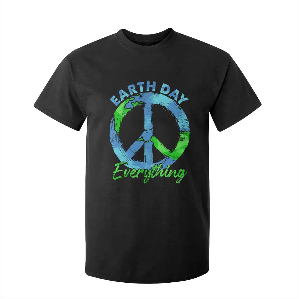 Piece Everyday Earth Day T Shirt For Kid Peace Sign Positive Vibes TS10 Black Print Your Wear