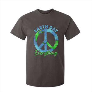 Piece Everyday Earth Day T Shirt For Kid Peace Sign Positive Vibes TS10 Dark Chocolate Print Your Wear