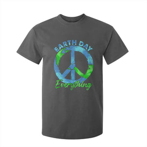Piece Everyday Earth Day T Shirt For Kid Peace Sign Positive Vibes TS10 Dark Heather Print Your Wear