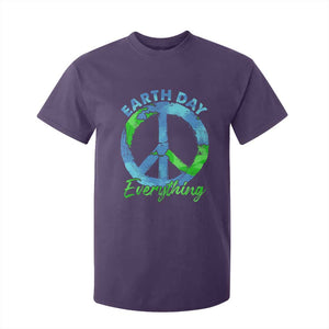 Piece Everyday Earth Day T Shirt For Kid Peace Sign Positive Vibes TS10 Purple Print Your Wear