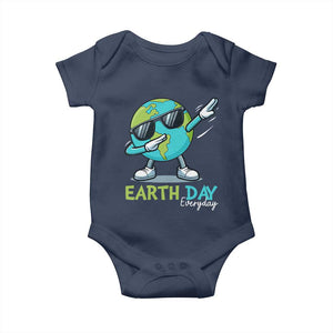 Dabbing Earth Day Baby Onesie Everyday Positive Vibes Nature Lover Gifts TS10 Navy Print Your Wear