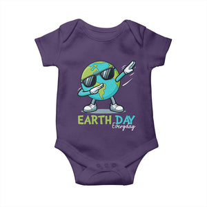 Dabbing Earth Day Baby Onesie Everyday Positive Vibes Nature Lover Gifts TS10 Purple Print Your Wear