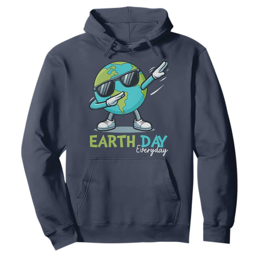 Dabbing Earth Day Hoodie Everyday Positive Vibes Nature Lover Gifts TS10 Navy Print Your Wear