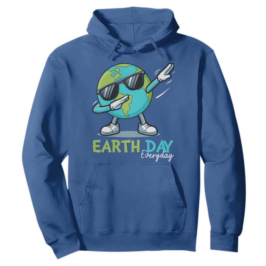 Dabbing Earth Day Hoodie Everyday Positive Vibes Nature Lover Gifts TS10 Royal Blue Print Your Wear