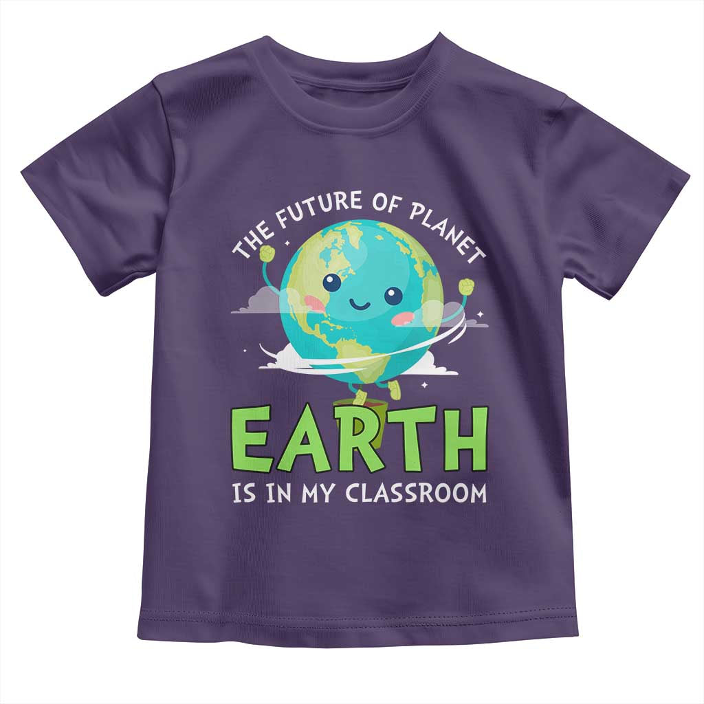 Earth Day Teachers Toddler T Shirt Funny Classroom TS10 Purple Print Your Wear