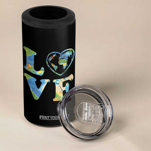 Earth Day 4 in 1 Can Cooler Tumbler Heart Environmental Nature Recycling Lovers TS10 Print Your Wear