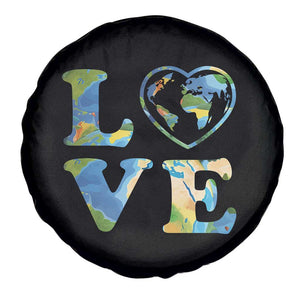 Earth Day Spare Tire Cover Heart Environmental Nature Recycling Lovers TS10 Print Your Wear