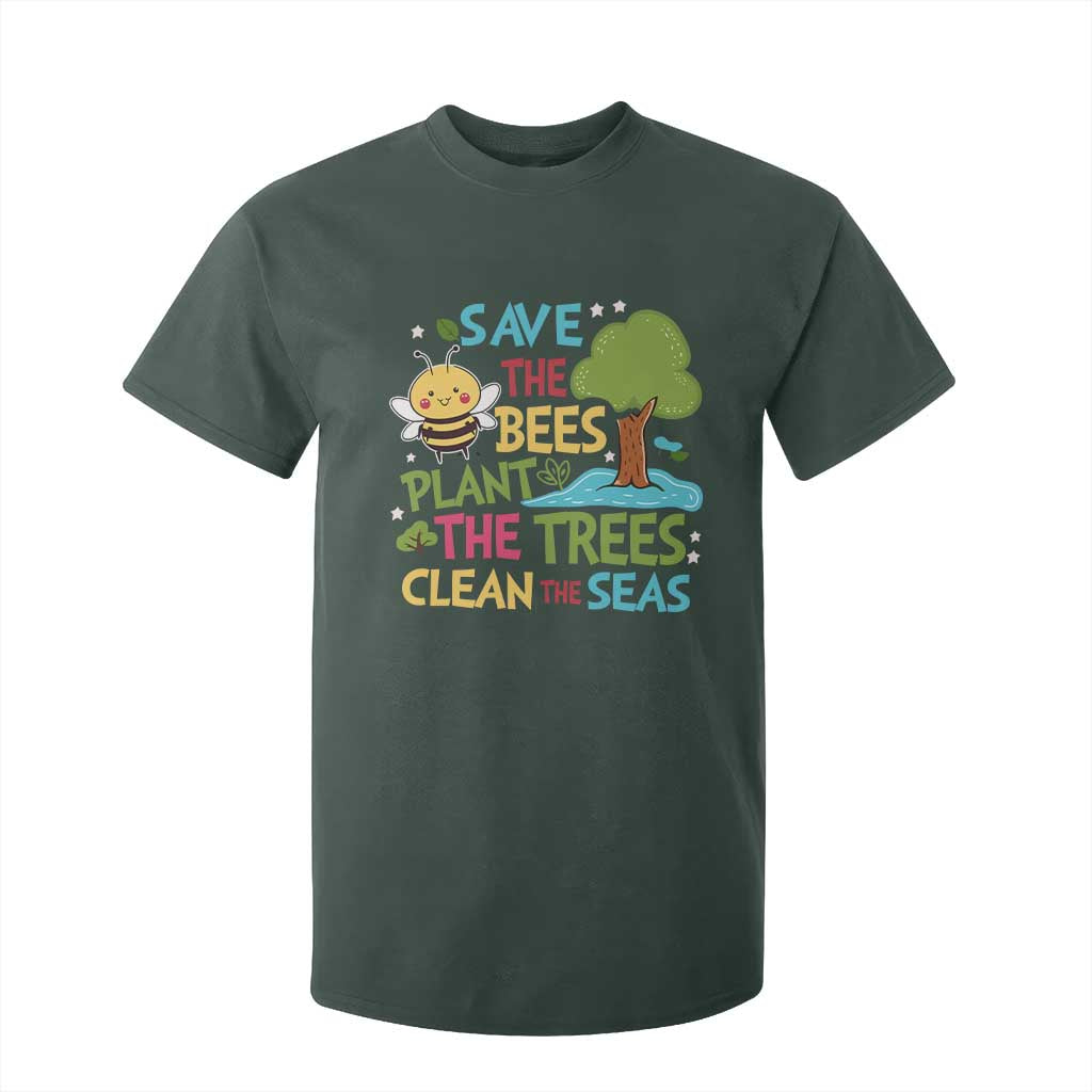 Earth Day T Shirt For Kid Funny Awesome Environmental Nature Recycling TS10 Dark Forest Green Print Your Wear