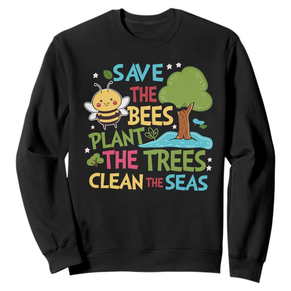 Earth Day Sweatshirt Funny Awesome Environmental Nature Recycling TS10 Black Print Your Wear