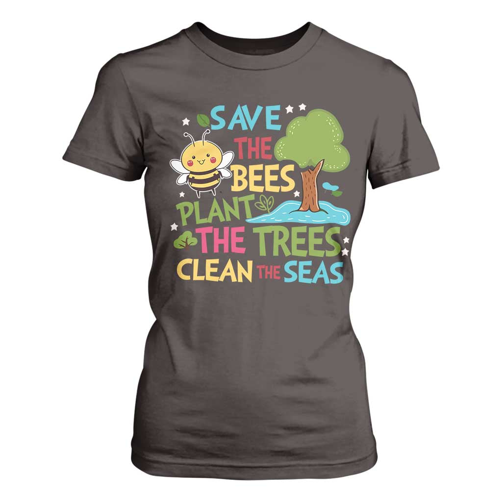 Earth Day T Shirt For Women Funny Awesome Environmental Nature Recycling TS10 Dark Chocolate Print Your Wear