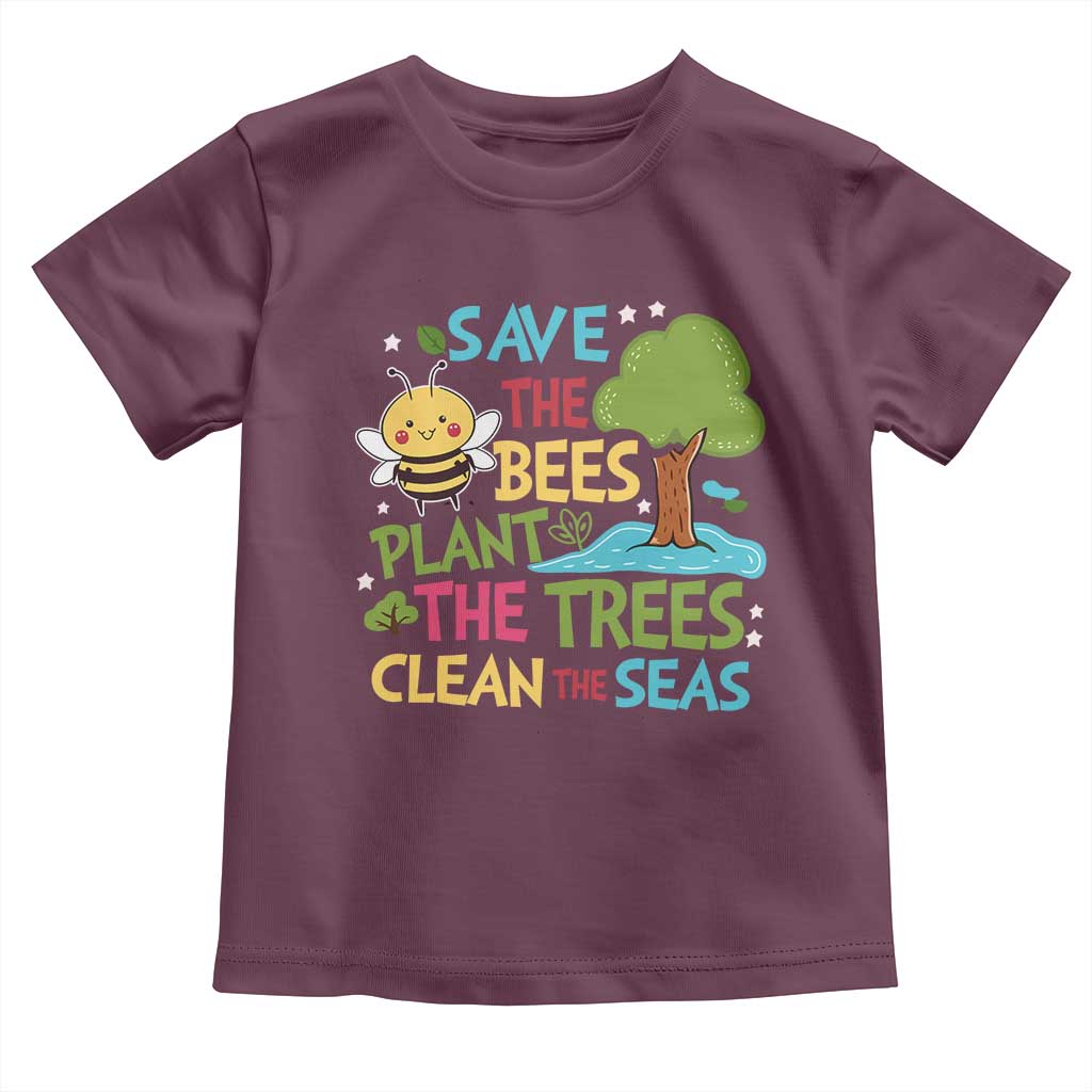 Earth Day Toddler T Shirt Funny Awesome Environmental Nature Recycling TS10 Maroon Print Your Wear
