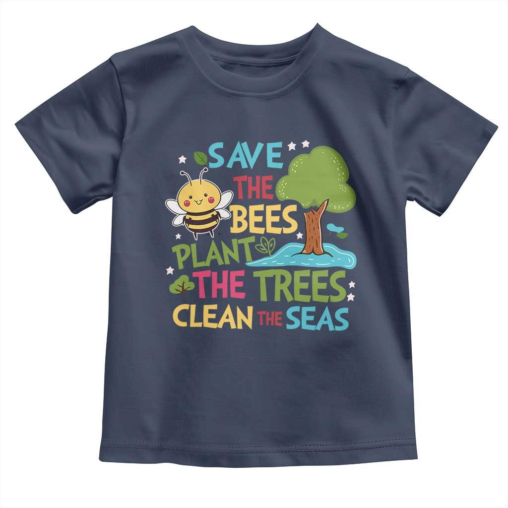 Earth Day Toddler T Shirt Funny Awesome Environmental Nature Recycling TS10 Navy Print Your Wear