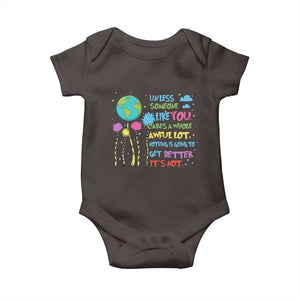 Earth Day Baby Onesie Unless Someone Like You Cares A Whole Awful Lot TS10 Dark Chocolate Print Your Wear