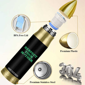 Earth Day Bullet Tumbler Respect Your Mother Environmental Recycling TS10 Print Your Wear