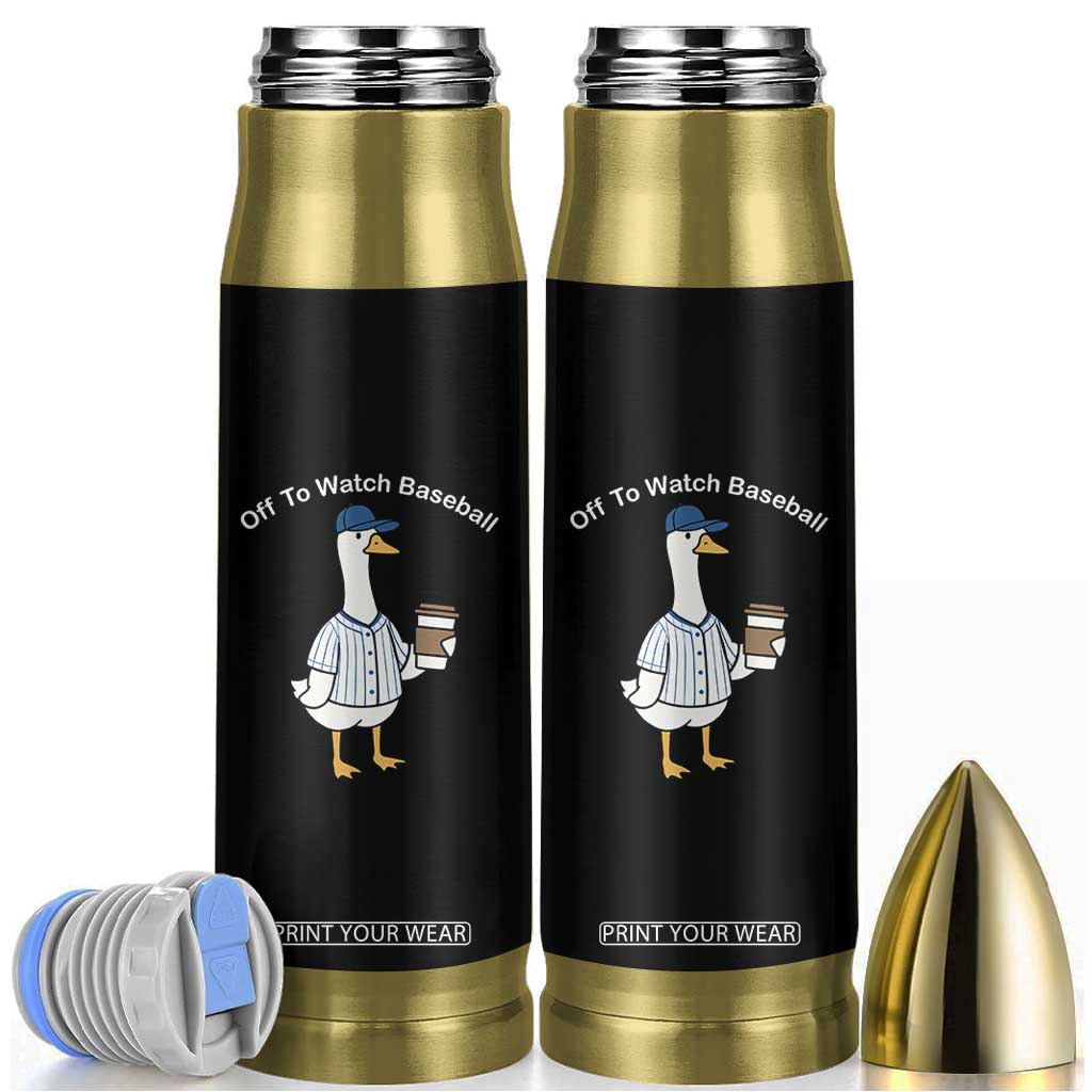 Funny Baseball Mom Goose Bullet Tumbler Funny Sports Game Day TS10 Black Print Your Wear