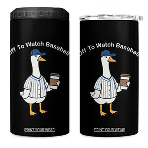 Funny Baseball Mom Goose 4 in 1 Can Cooler Tumbler Funny Sports Game Day TS10 One Size: 16 oz Black Print Your Wear