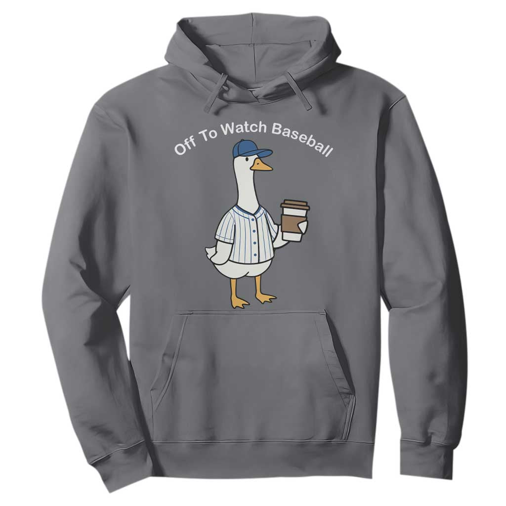 Funny Baseball Mom Goose Hoodie Funny Sports Game Day TS10 Charcoal Print Your Wear