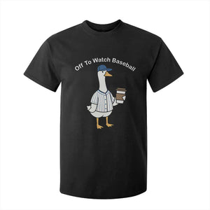 Funny Baseball Mom Goose T Shirt For Kid Funny Sports Game Day TS10 Black Print Your Wear