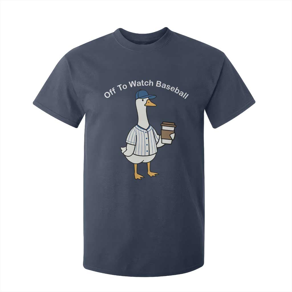 Funny Baseball Mom Goose T Shirt For Kid Funny Sports Game Day TS10 Navy Print Your Wear