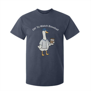 Funny Baseball Mom Goose T Shirt For Kid Funny Sports Game Day TS10 Navy Print Your Wear