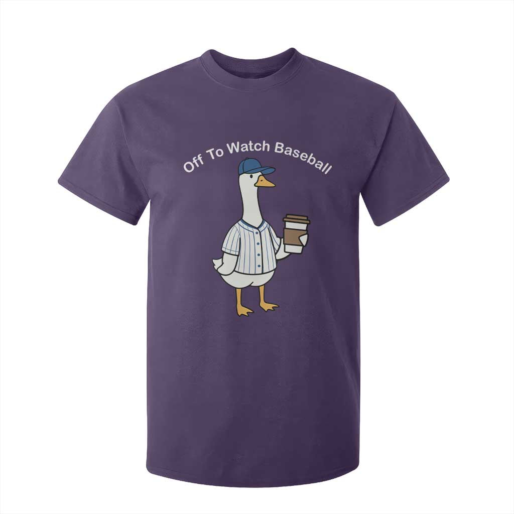 Funny Baseball Mom Goose T Shirt For Kid Funny Sports Game Day TS10 Purple Print Your Wear