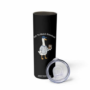 Funny Baseball Mom Goose Skinny Tumbler Funny Sports Game Day TS10 Print Your Wear