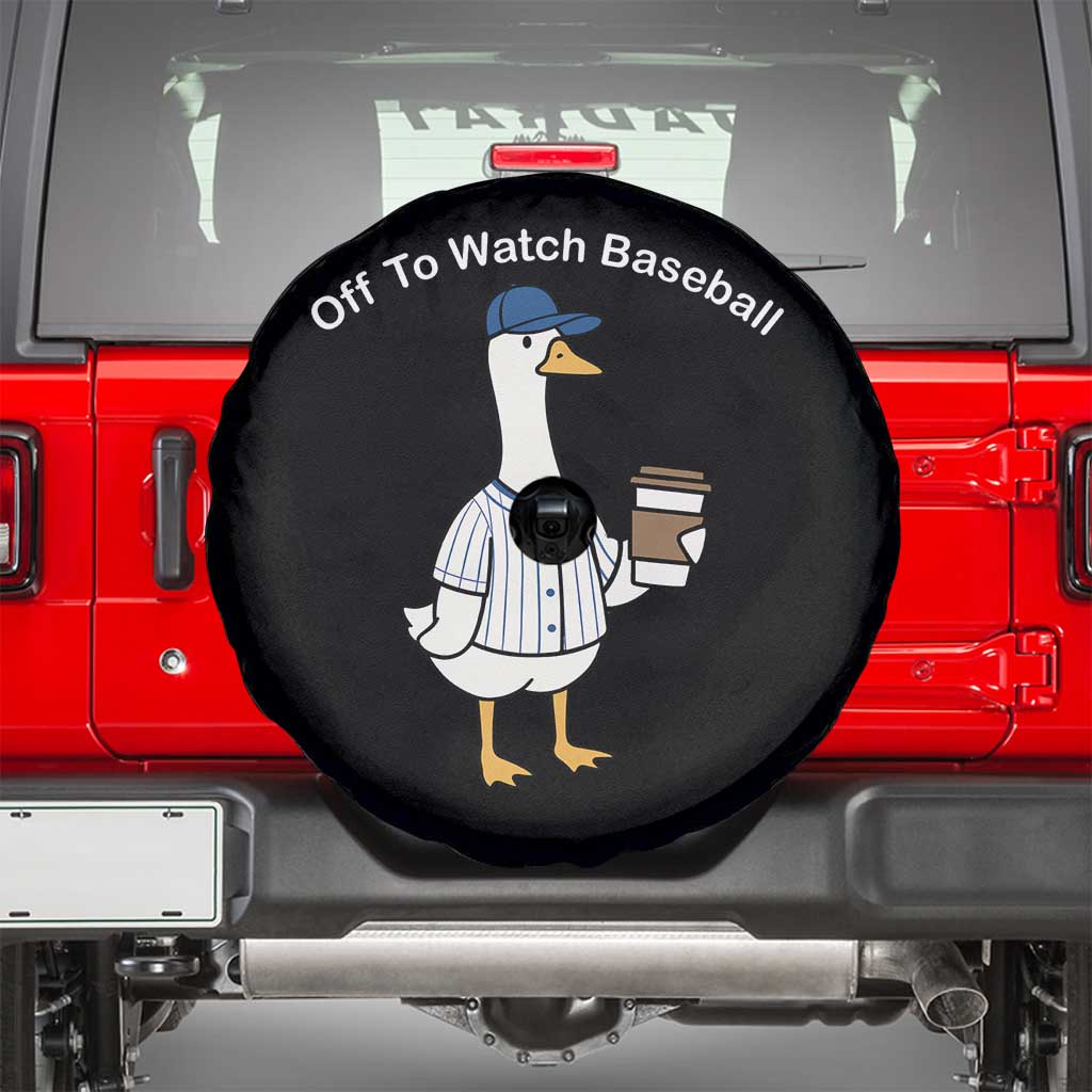 Funny Baseball Mom Goose Spare Tire Cover Funny Sports Game Day TS10 Black Print Your Wear