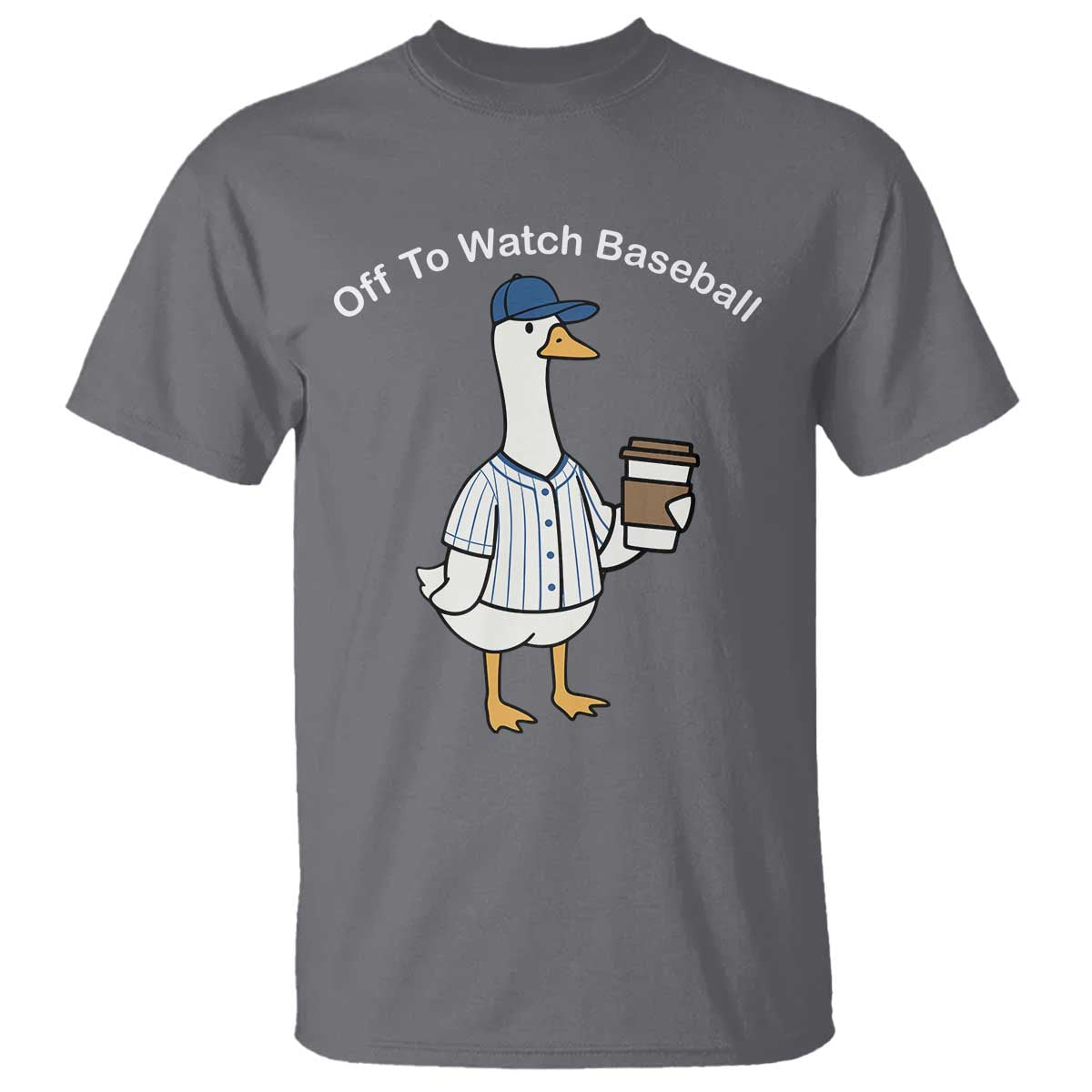 Funny Baseball Mom Goose T Shirt Funny Sports Game Day TS10 Charcoal Print Your Wear