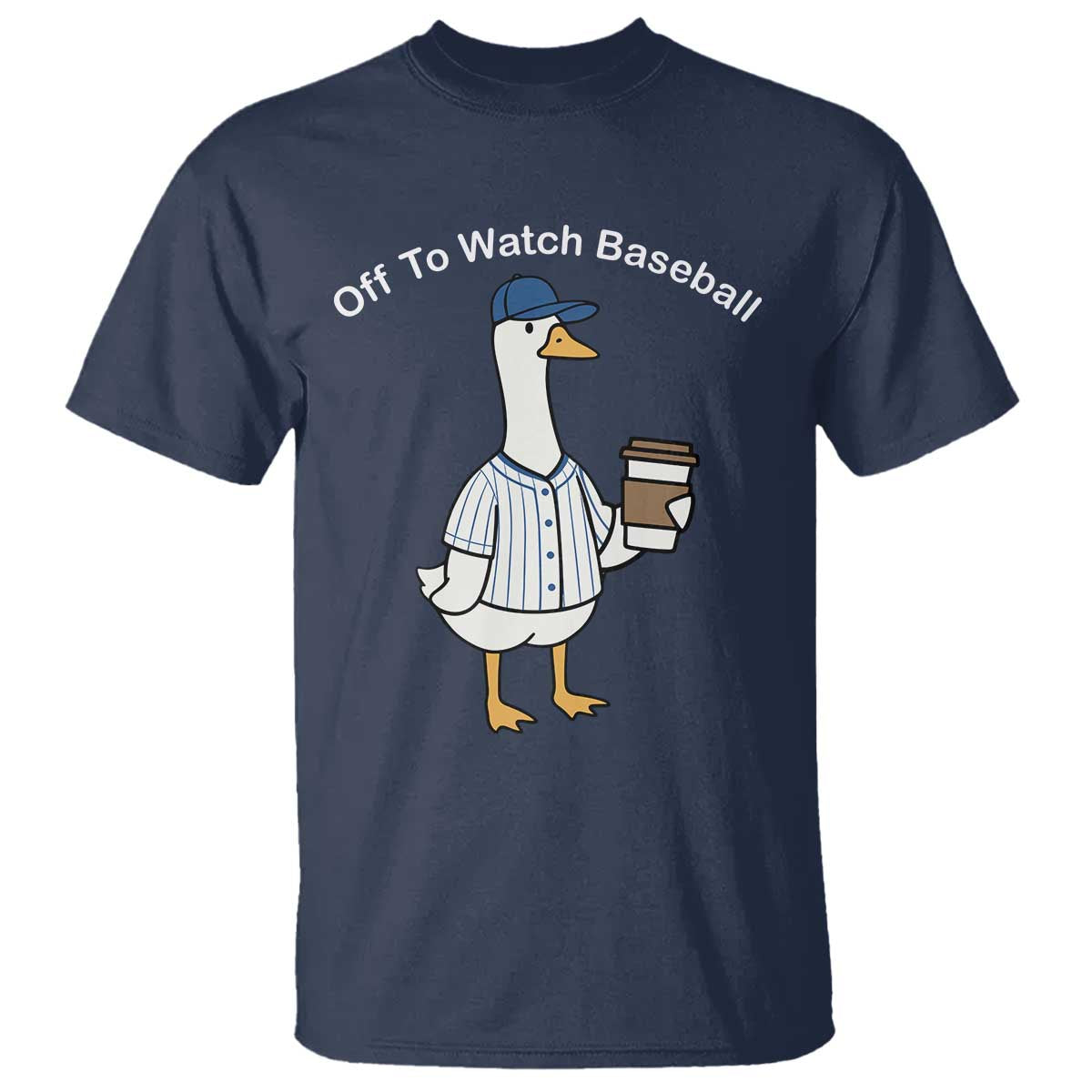 Funny Baseball Mom Goose T Shirt Funny Sports Game Day TS10 Navy Print Your Wear
