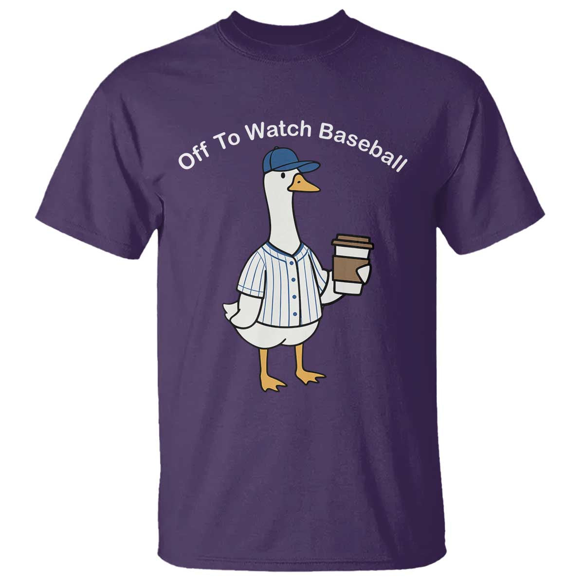 Funny Baseball Mom Goose T Shirt Funny Sports Game Day TS10 Purple Print Your Wear