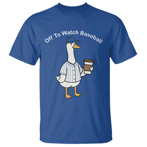Funny Baseball Mom Goose T Shirt Funny Sports Game Day TS10 Royal Blue Print Your Wear