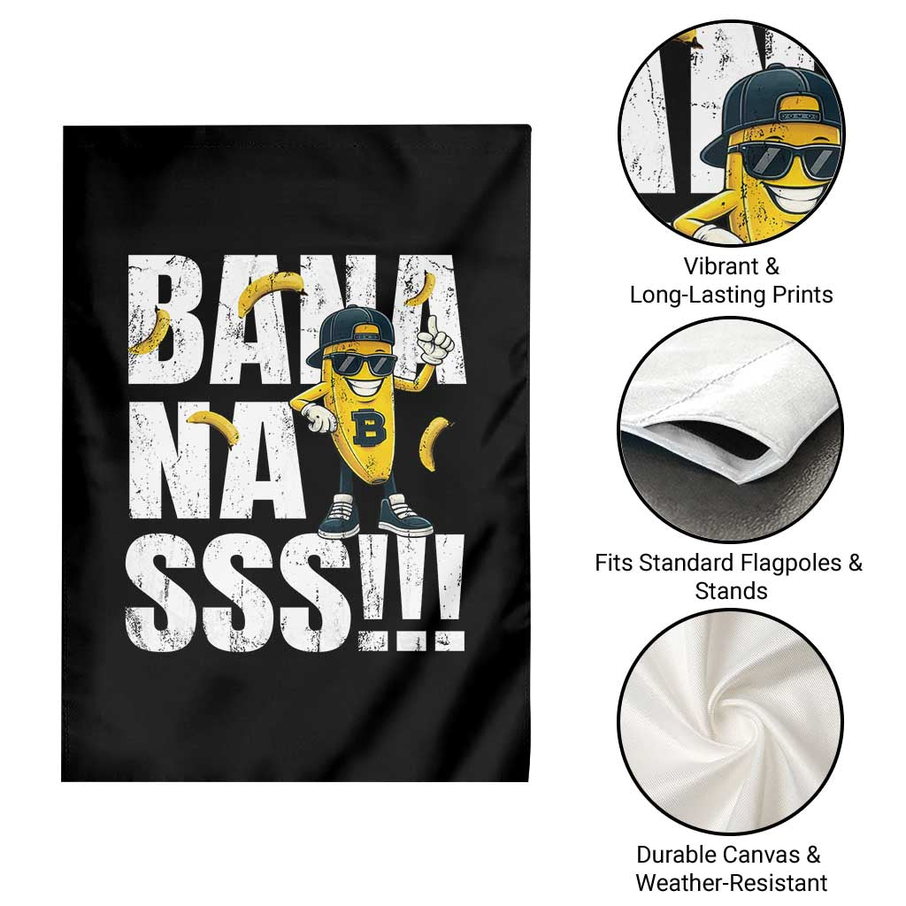 Banana Lovers Garden Flag Funny Bananas Vintage Style TS10 Print Your Wear