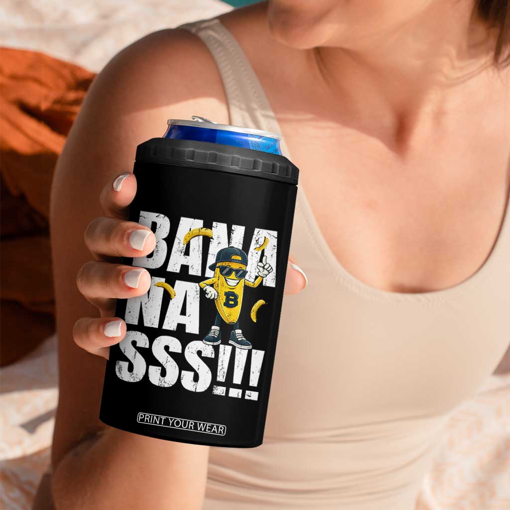 Banana Lovers 4 in 1 Can Cooler Tumbler Funny Bananas Vintage Style TS10 Print Your Wear